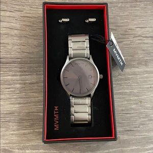 MVMT Men’s Classic Monochrome Link Watch